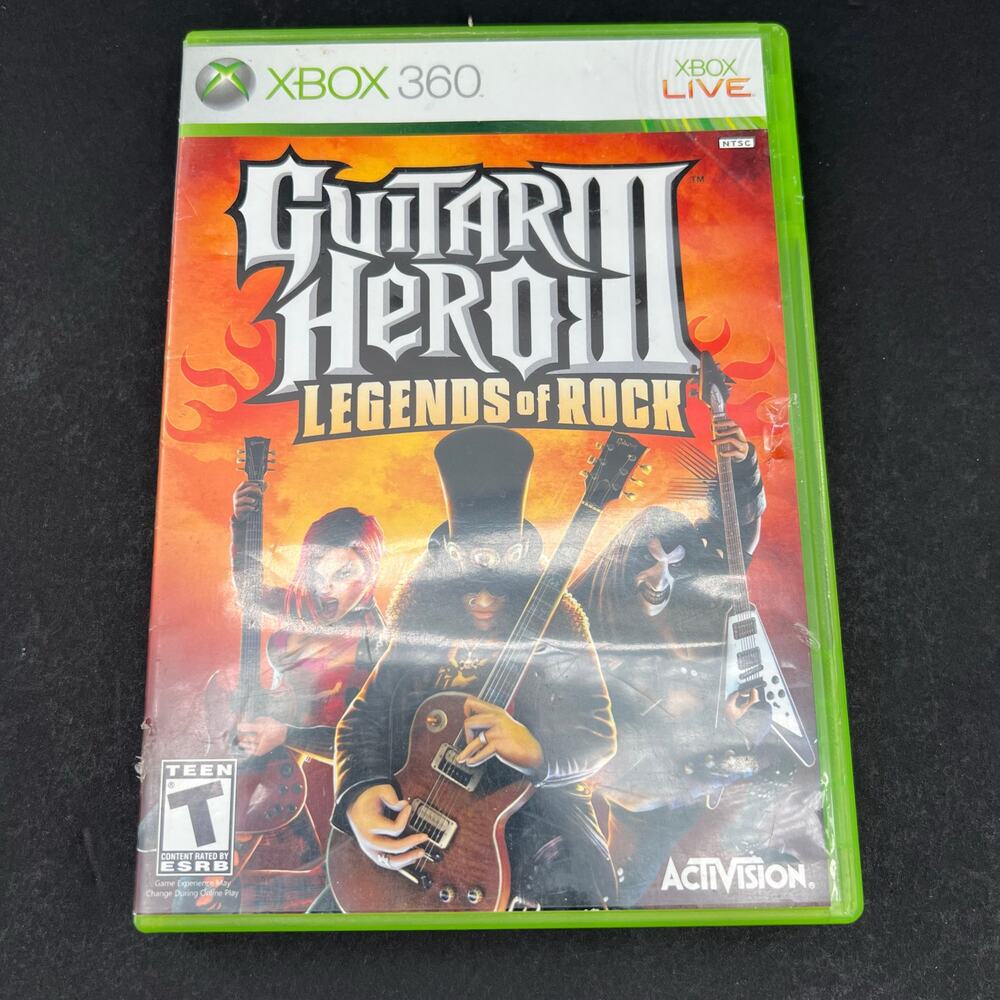 Guitar Hero III Legend Of Rock Xbox 360 video game